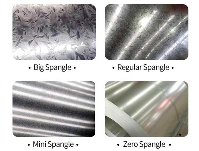 Prime  Hot Dipped Galvanized Steel Sheet In Coils Galvalume Prepainted With Spangle 2
