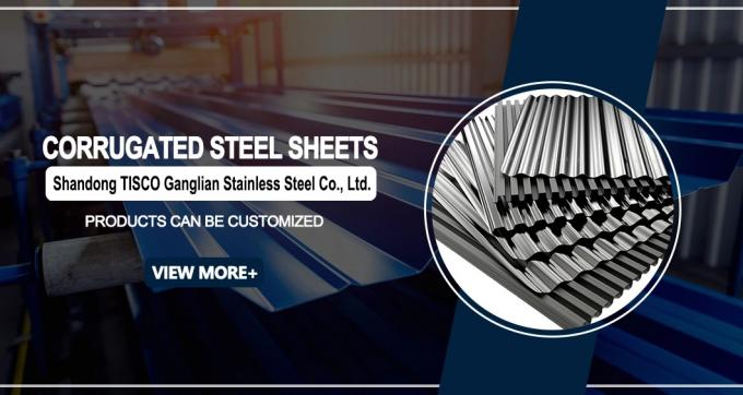 8 Foot  6 Ft. Corrugated Galvanized Steel Utility-Gauge Roof Panel In Silver Gi Metal Sheet 0