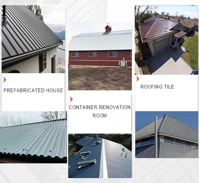 0.5 Mm Color Coated Gi Roofing Sheet Ppgi And Ppgl SGCC Building G90 Ral 8
