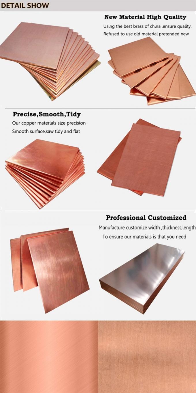 0.1 Mm 0.2 Mm 0.3 Mm Annealed Copper Sheet Plate Cu Electroplating Process 3